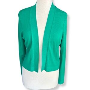 Banana Republic Green Open-Front Cardigan | Medium